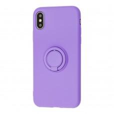 Чохол для iPhone X / Xs ColorRing фіолетовий