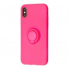 Чохол для iPhone X / Xs ColorRing рожевий