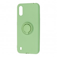 Чехол для Samsung Galaxy A01 (A015) ColorRing зеленый