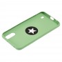 Чехол для Samsung Galaxy A01 (A015) ColorRing зеленый