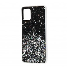 Чохол для Samsung Galaxy A51 (A515) Confetti Metal Dust чорний