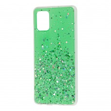Чехол для Samsung Galaxy A51 (A515) Confetti Metal Dust зеленый
