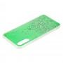 Чехол для Samsung Galaxy A50 / A50s / A30s Confetti Metal Dust зеленый