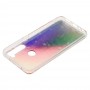 Чехол для Xiaomi Redmi Note 8T силикон marble золотистый