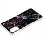 Чехол для Samsung Galaxy A41 (A415) силикон marble черный