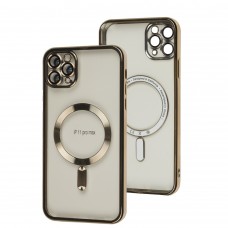 Чохол для iPhone 11 Pro Max Berlia MagSafe gold