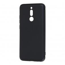 Чехол для Xiaomi Redmi 8 Black матовый черный