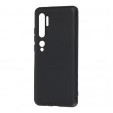 Чехол для Xiaomi Mi Note 10 / Mi CC9Pro Black матовый черный