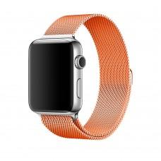 Ремінець для Apple Watch Milanese Loop 38mm/40mm помаранчевий