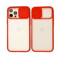 Чехол для iPhone 12 Pro Max LikGus Camshield camera protect красный