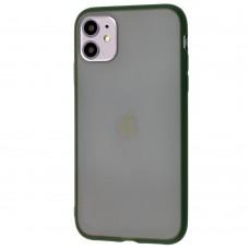 Чохол для iPhone 11 X-Level Beetle forest green
