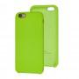 Черный для iPhone 6 / 6s Silicone case зеленый
