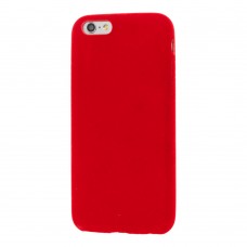 Чехол для iPhone 6 бархат красный