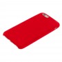 Чехол для iPhone 6 бархат красный