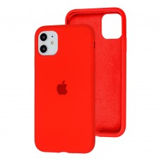 Чохол для iPhone 11 Silicone Full червоний