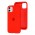 Чохол для iPhone 11 Silicone Full red