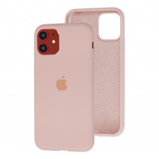 Чехол для iPhone 11 Silicone Full розовый / pink sand