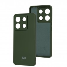 Чехол для Xiaomi Redmi Note 13 Pro 5G Full camera зеленый / dark green