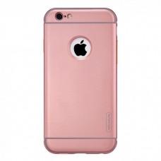 Металева накладка + Автотримач Nillkin для iPhone 6 Plus рожевий
