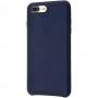 Чехол для iPhone 7 Plus / 8 Plus Leather case темно-синий  