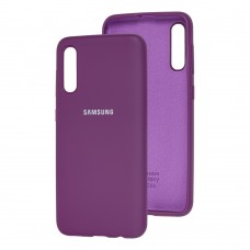 Чехол для Samsung Galaxy A50 / A50s / A30s Silicone Full бордовый / maroon