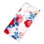 Чохол для Samsung Galaxy A9 2018 (A920) Flowers Confetti "троянда"