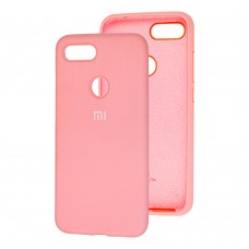 Чехол для Xiaomi Mi 8 Lite Silicone Full светло-розовый