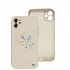 Чохол для iPhone 11 WAVE Ukraine with MagSafe dove of peace