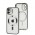 Чехол для iPhone 12 Fibra Chrome MagSafe silver