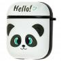 Чохол для AirPods Young Style panda білий