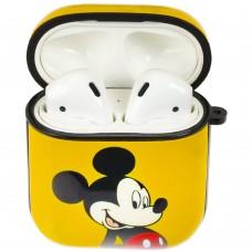 Чехол для AirPods Young Style Mickey Mouse желтый