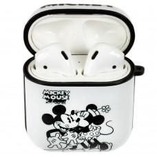 Чехол для AirPods Young Style Mickey and Minnie Mouse белый