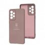 Чохол для Samsung Galaxy A73 (A736) Full Premium Тризуб рожевий / pink sand