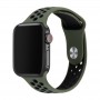 Ремешок для Apple Watch Sport Nike+ 38mm / 40mm темно-оливковый / черный