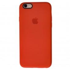 Чохол для iPhone 6 силіконовий з лого червоний