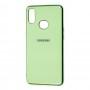 Чехол для Samsung Galaxy A10s (A107) Silicone case (TPU) салатовый