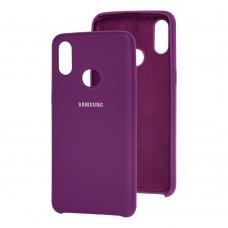 Чехол для Samsung Galaxy A10s (A107) Silky Soft Touch сиреневый