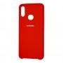 Чохол для Samsung Galaxy A10s (A107) Silky Soft Touch темно-червоний