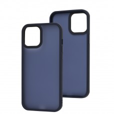 Чохол для iPhone 12 Pro Max WAVE Matte Colorful dark blue