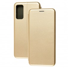 Чехол книжка Premium для Samsung Galaxy S20 FE (G780) золотистый