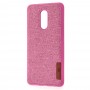 Чохол для Xiaomi Redmi 5 Label Case Textile рожевий
