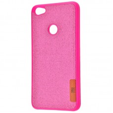Чехол для Xiaomi Redmi Note 5A Prime Label Case Textile розовый