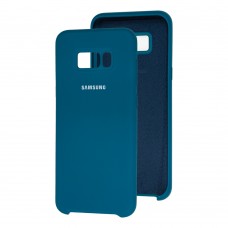 Чехол для Samsung Galaxy S8 Plus (G955) Silky Soft Touch "морской волны"