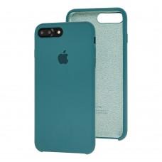 Чохол Silicone для iPhone 7 Plus / 8 Plus case сосновий зелений