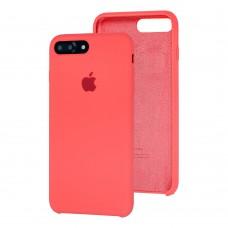 Чохол Silicone для iPhone 7 Plus / 8 Plus case яскраво-рожевий