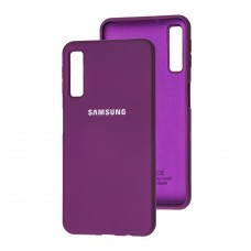 Чехол для Samsung Galaxy A7 2018 (A750) Silicone Full фиолетовый / grape