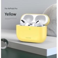 Чохол USAMS для Apple AirPods Ultra-thin Silicone Cover US-BH569 жовтий