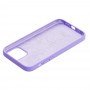 Чехол для iPhone 12 mini Silicone Full сиреневый / dasheen