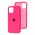 Чехол для iPhone 12 mini Silicone Full shiny pink