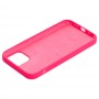 Чехол для iPhone 12 / 12 Pro Silicone Full розовый / barbie pink